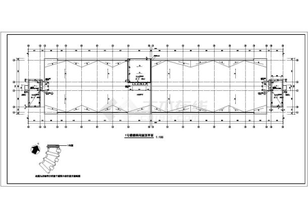 绵阳市外国语学校2.1万平米五层框架结构教学楼建筑设计CAD图纸-图一