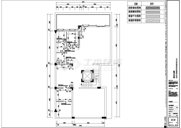 小别墅整套装修设计CAD平面布置参考图-图二