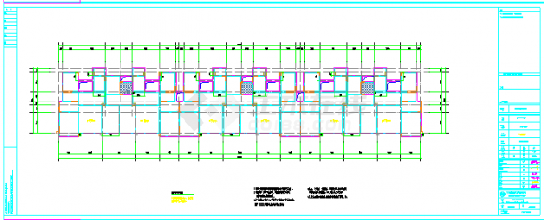 高层框架剪力墙住宅A18楼结构图-图二