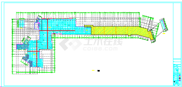 高层框架剪力墙住宅A62小区大堂及商业车库结构施工图20200320(二标段)-图二