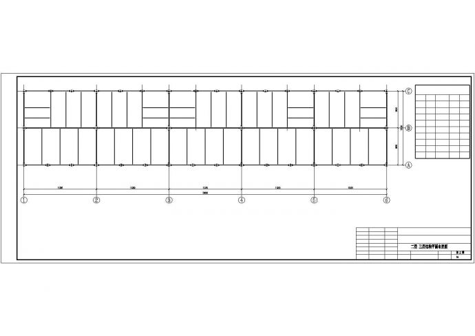 【最新】某宾馆钢框架结构设计方案CAD图纸_图1