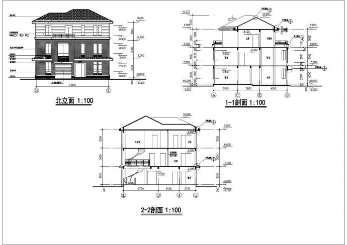 某城市海舟公寓楼CAD建筑设计施工图_图1