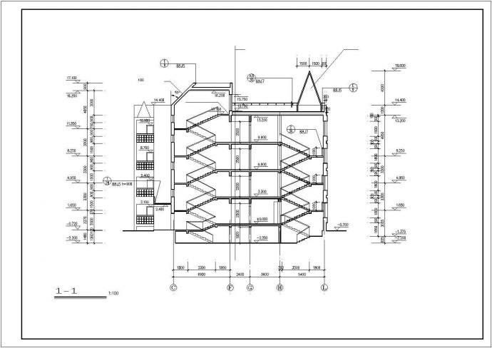 宁波市某社区2900平米4层框架结构幼儿园建筑设计CAD图纸_图1