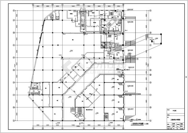 辽宁某公寓给排水消防CAD设计施工图-图一