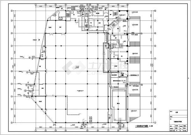 辽宁某公寓给排水消防CAD设计施工图-图二