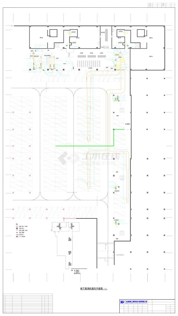 20150518电商港暖通地下室施工图-图二