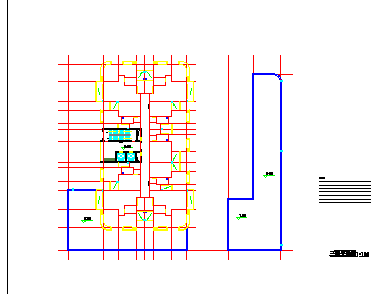 某地区高层商务住宅方案设计cad图纸_图1