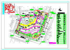 某地区高层商住楼全套建筑设计cad图纸-图二