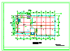 某小区会所设计建筑cad施工带效果图_图1
