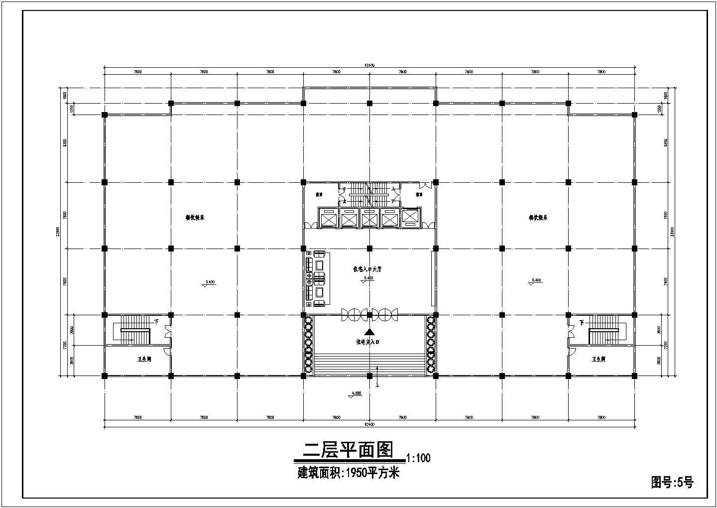 重庆佳乐大厦设计cad详细建筑方案图