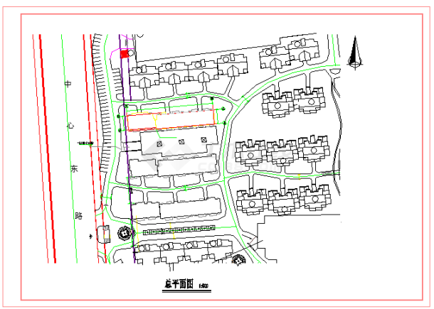 扬州某多层住宅楼建筑设计cad施工图-图一