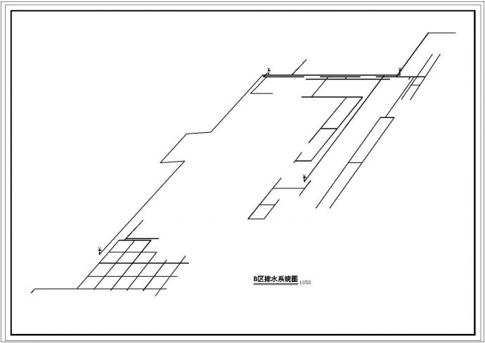 某办公楼屋顶花园环境工程设计套图-A区给排水施工图_图1