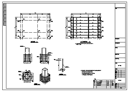 某市七层钢框架结构灯饰广场加建钢结构工程施工cad图_灯饰广场施工_图1