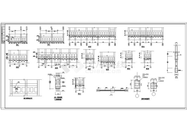 某高层商住楼设计cad全套结构施工图（大院设计，28张图）-图二