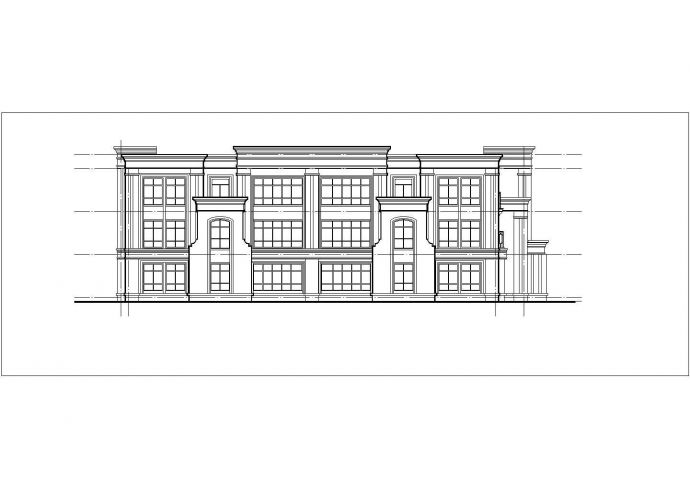 厦门市某社区2240平米3层框架结构幼儿园建筑CAD设计图纸_图1