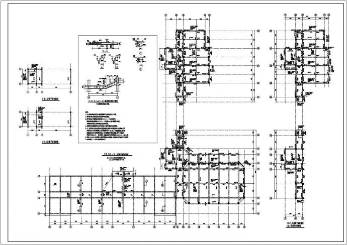 某小学多层综合教学楼设计cad全套结构施工图（ 含设计说明）_图1