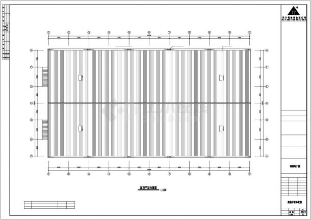 南宁市某大型采矿场60x33米轻钢结构厂房全套建筑结构设计CAD图纸-图一