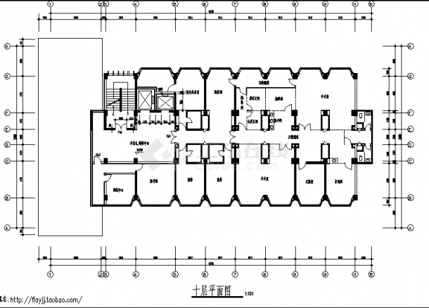 宿迁妇幼保健所多层综合楼建筑设计施工cad图纸（含说明）-图一