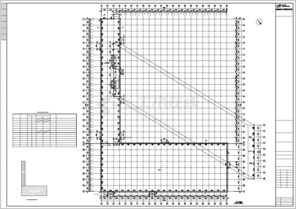滁州市某小型家具涂装厂8400平米单层钢结构厂房全套建筑设计CAD图纸-图二