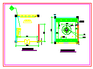 某办公室精装修装饰施工设计CAD图纸_图1