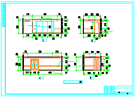 电信大楼建筑设计施工CAD图纸-图一