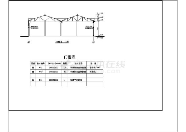 某城市某保险公司大楼全套CAD建筑设计施工图-图二