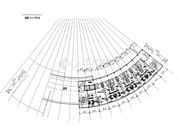 会所综合楼CAD建筑施工图-图一