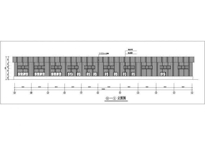 沈阳市某汽车4S店轻型钢屋架结构汽车展厅全套结构设计CAD图纸_图1