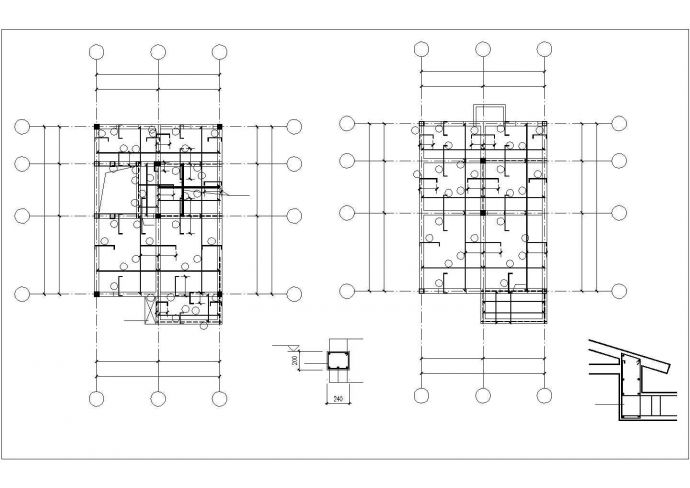 贵阳市新河村某250平米2层砖混结构乡村别墅建筑设计CAD图纸_图1