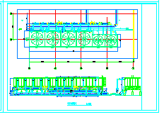 大型制冷机房及冷却塔设计cad施工图纸_图1