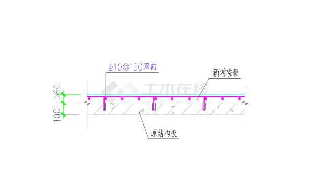 某地混凝土结构加固节点详图CAD图纸-图二