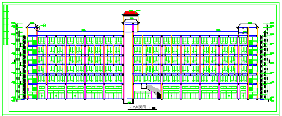 某地区大酒店建筑cad施工设计图纸-图一