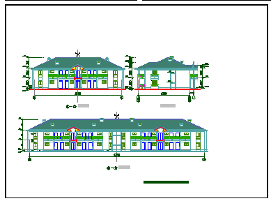 某酒店式公寓建筑设计施工cad图纸-图二