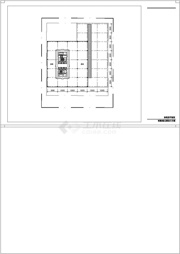 官园综合楼CAD建筑设计方案-图二