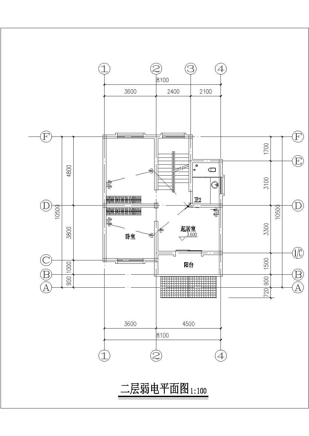 厦门市某村镇194平米3层砖混结构单体别墅水电系统设计CAD图纸