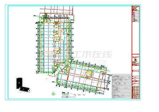 某地区广场项目楼房建筑图（含平面图 详图）-图二