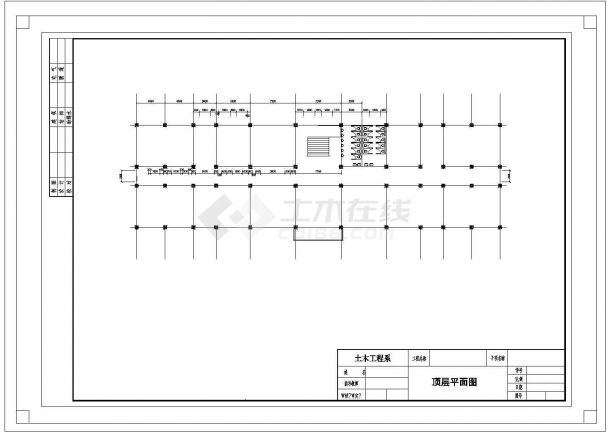 某6500平方米五层框架结构学院教学楼毕业设计图纸（含建筑结构图纸计算书）-图二