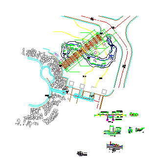 太平洋城环境景观设计CAD施工图纸-图二