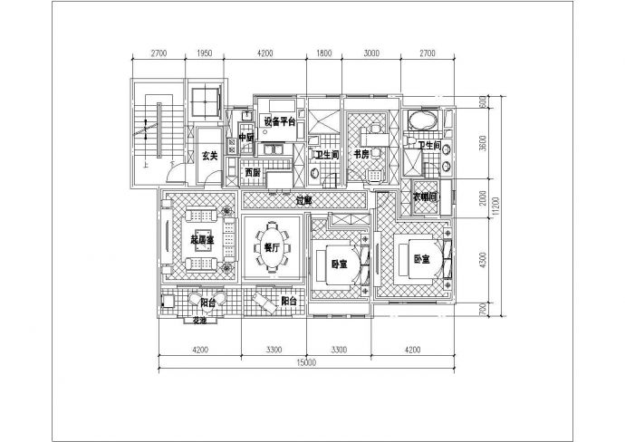某小区独栋公寓建筑墙身设计施工CAD图纸_图1