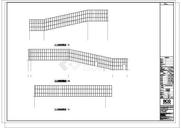 [施工图]钢框架+钢斜撑结构规划展示馆全套图纸-图一