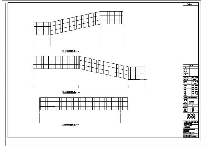 [施工图]钢框架+钢斜撑结构规划展示馆全套图纸_图1