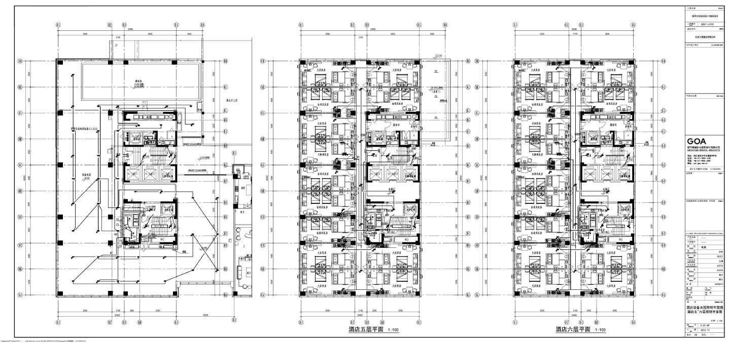 临平大东安社区B-10地块项目，E-21-09酒店照明平面图CAD图.dwg