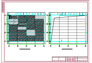 [吉林]地上三层框架结构购物中心改造加固结构CAD设计施工图纸-图一