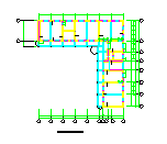 海南某中学加固结构施工设计图_图1