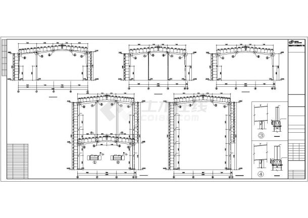 【最新】某木业加工厂厂房设计方案CAD图纸-图二