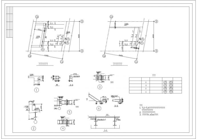 【最新】某私人钢结构别墅设计方案CAD图纸_图1