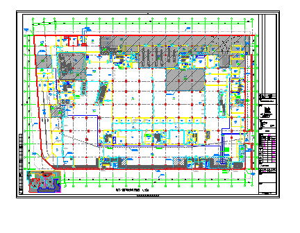 某地广场暖通-地下一层空调水系统平面图_图1