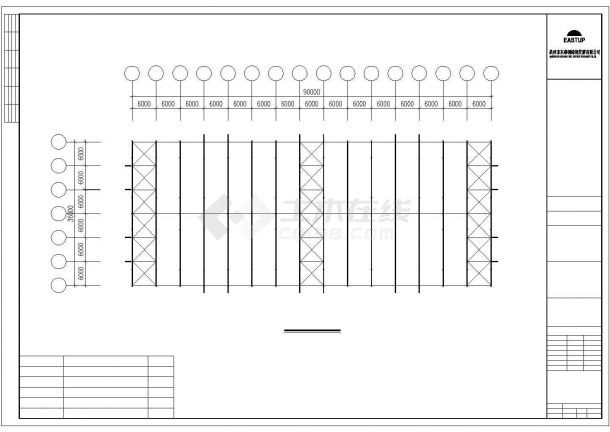 【最新】某某钢结构工程设计方案CAD图纸-图二
