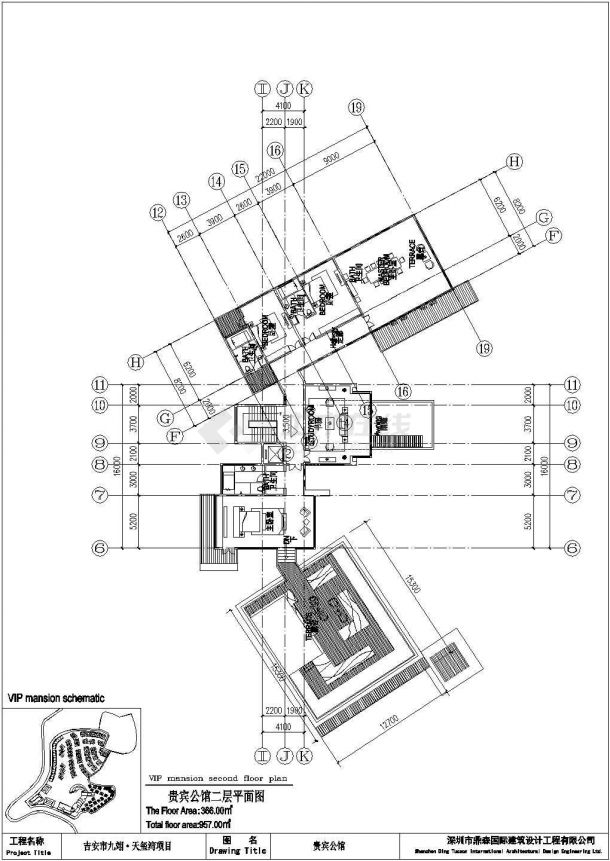 东莞 贵宾公馆CAD电气设计完整图-图二