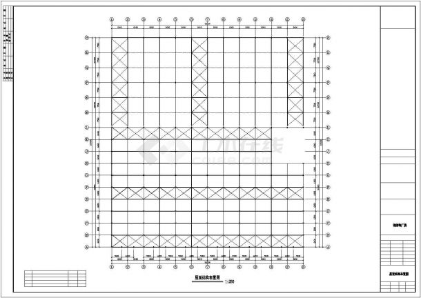 【最新】某环保公司钢结构工程设计方案CAD图纸-图一